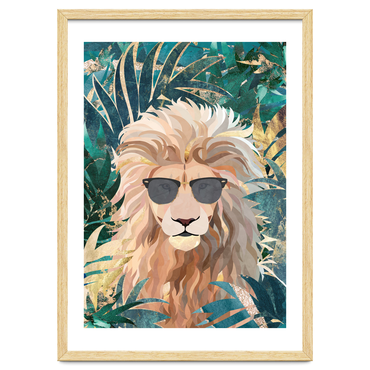 Lion Jungle wearing sunglasses