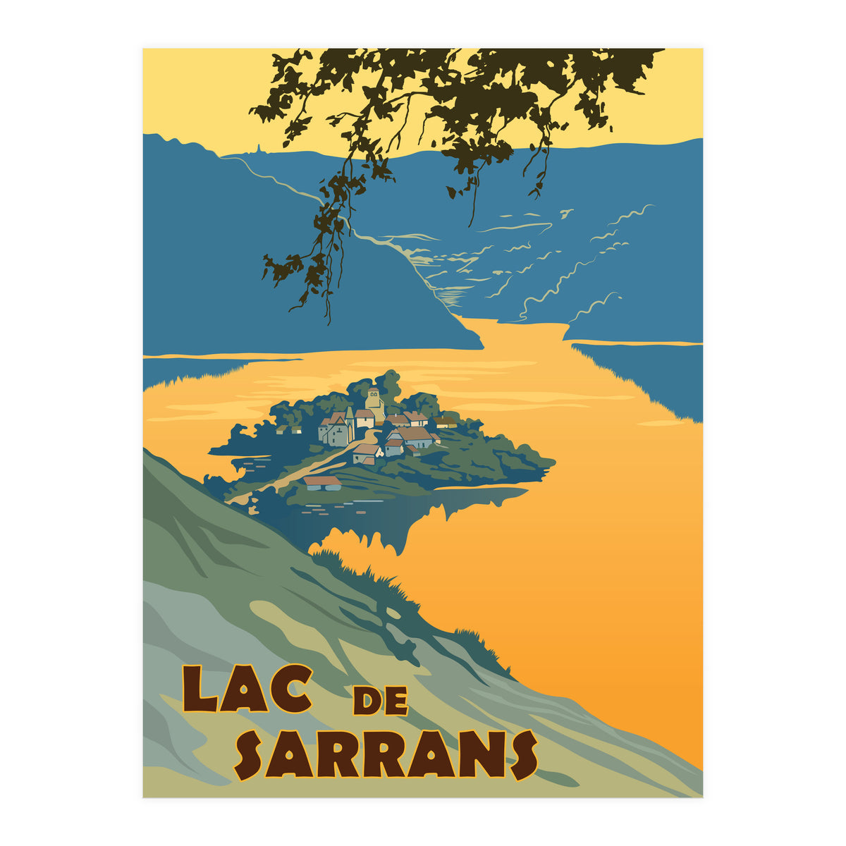 Lac De Sarrans (Print Only)