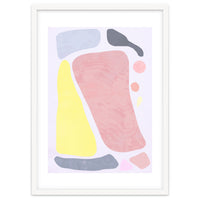 Organic Rustic Abstract Shapes Pastel II