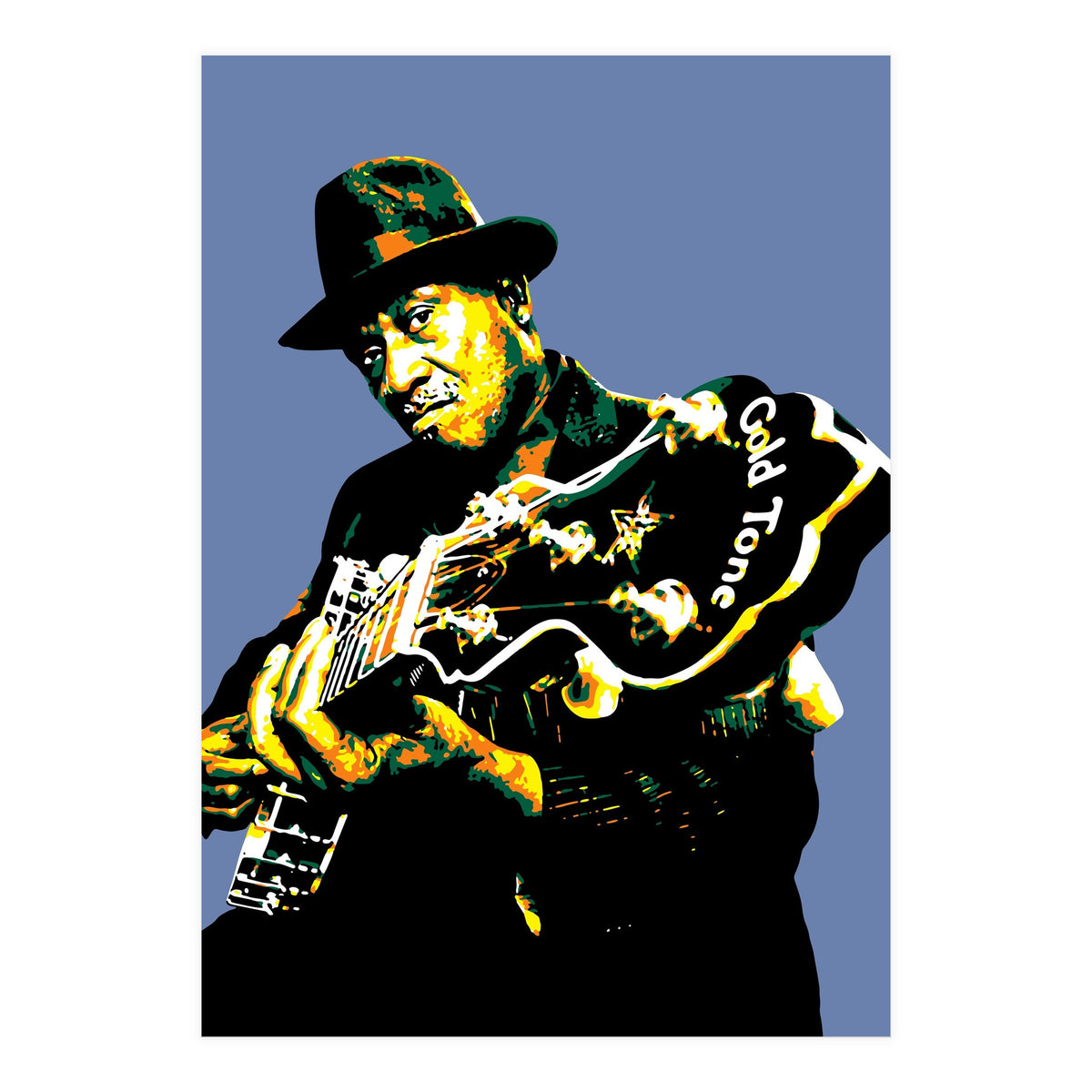 Taj Mahal American Blues Musician Legend (Print Only)