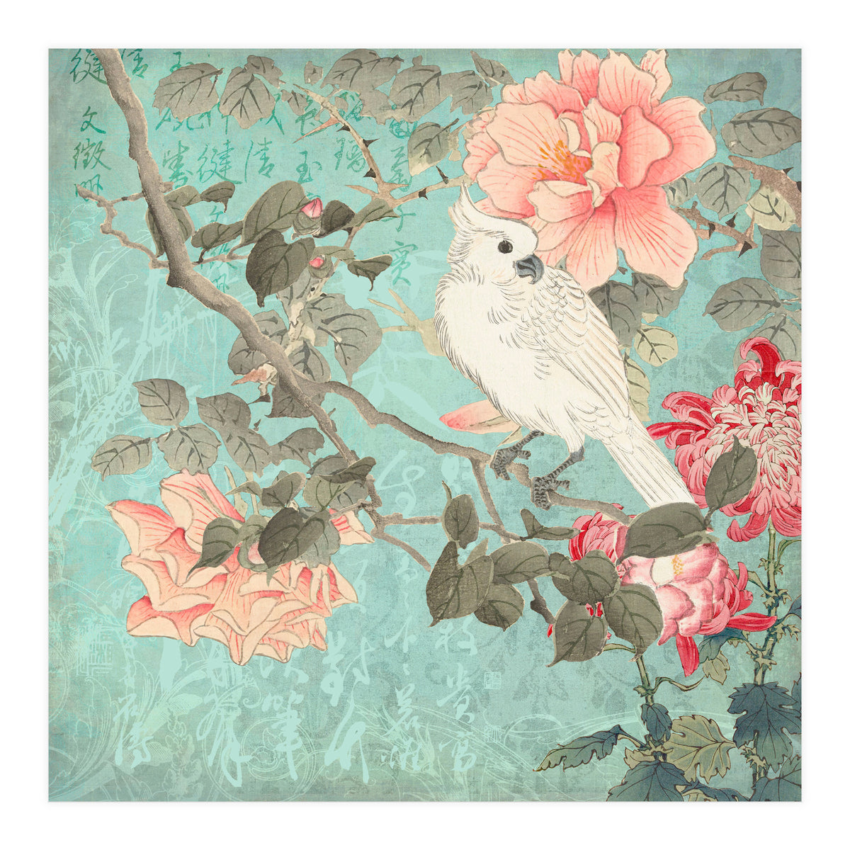 Chinese Cockatoo Garden (Print Only)