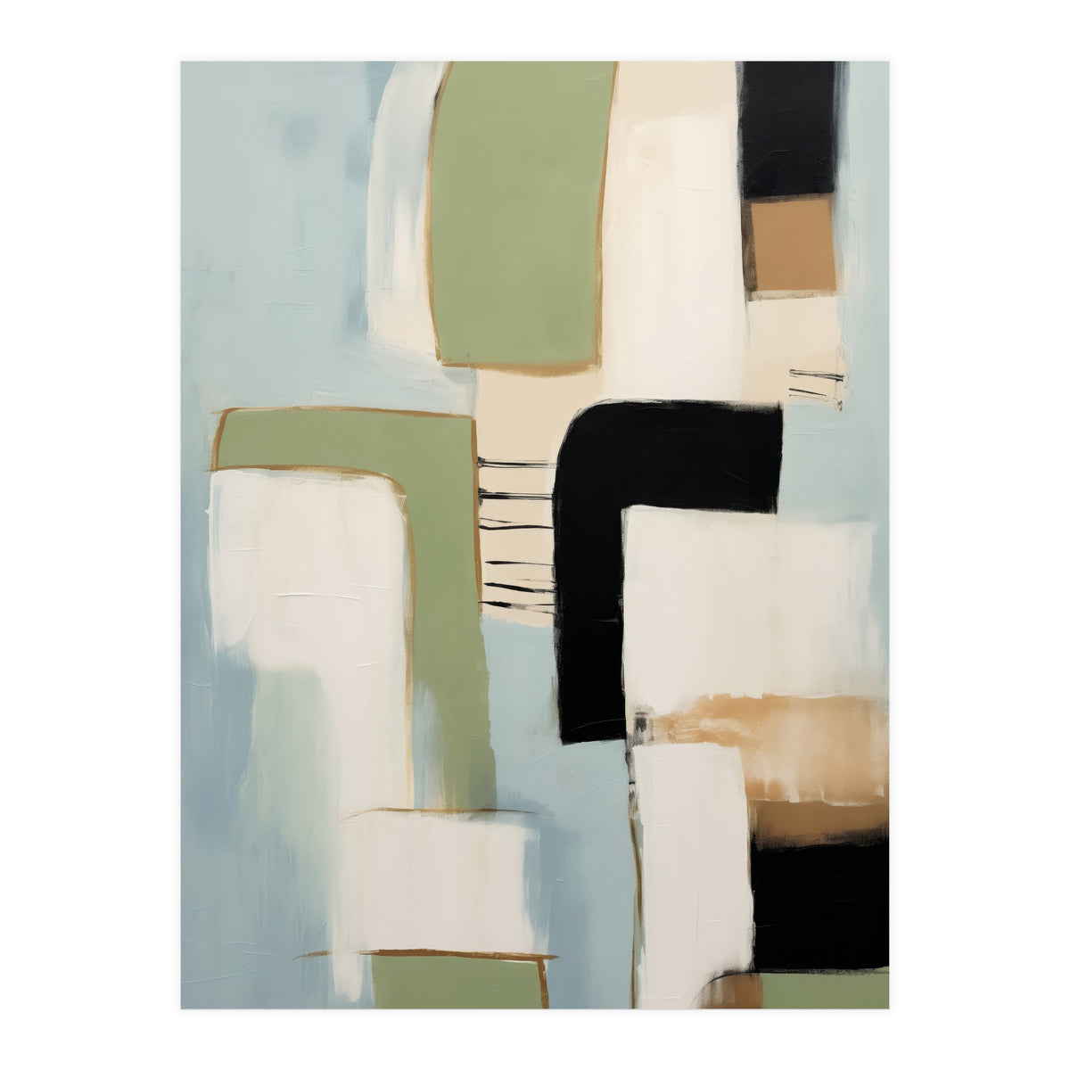 Modern Block Study 1 (Print Only)