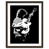 Pat Metheny American Jazz Musician in Monochrome thumbnail