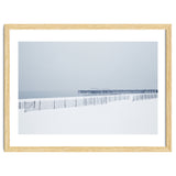 Pier in the winter seascape thumbnail