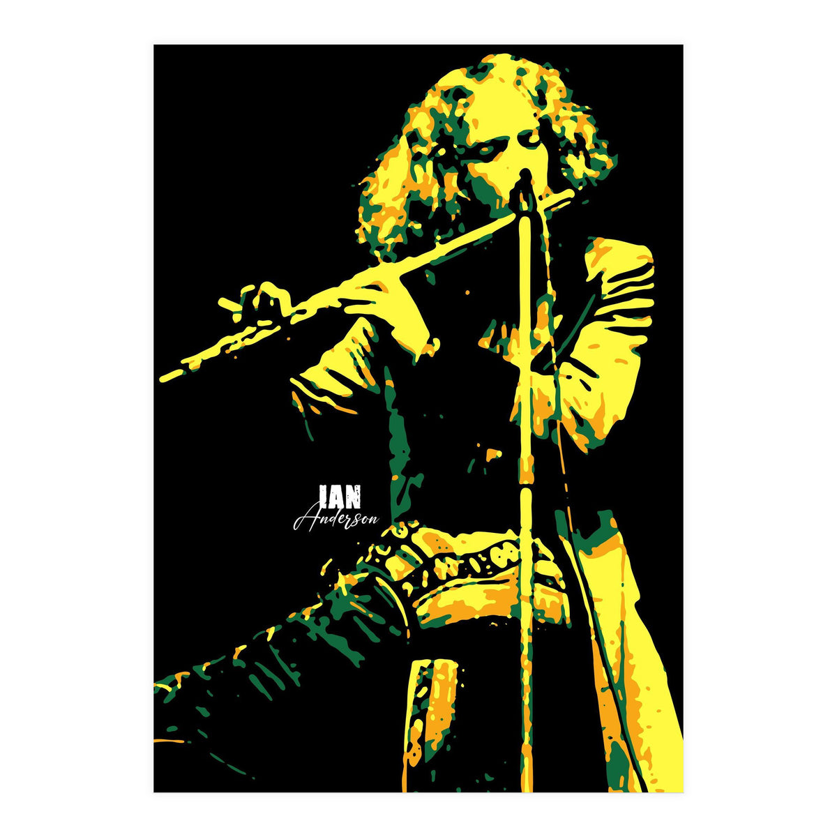 Ian Anderson Musician Legend (Print Only)
