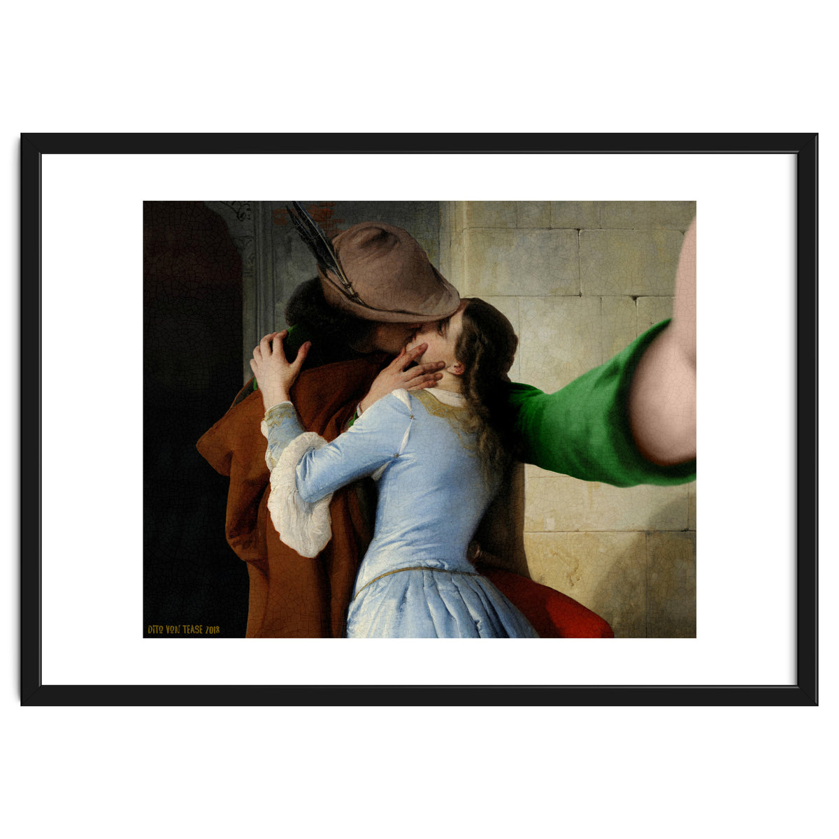 Francesco Hayez - The Kiss - Selfie