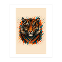 Tiger Animal Watercolor (Print Only)
