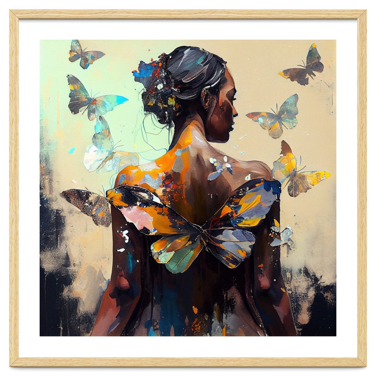 Powerful Butterfly Woman Body #6