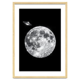 Diamond moon and UFO thumbnail