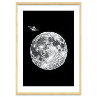 Diamond moon and UFO