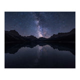 Starlit Reflection: Milky Way Over Mountain Lake (Print Only) thumbnail