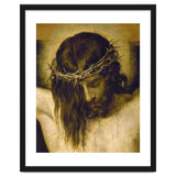 Crucified Christ (detail of the head). Cristo crucificado. Madrid, Prado museum. thumbnail