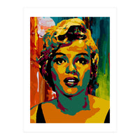 Marilyn Monroe Colorful abstract 3 (Print Only)