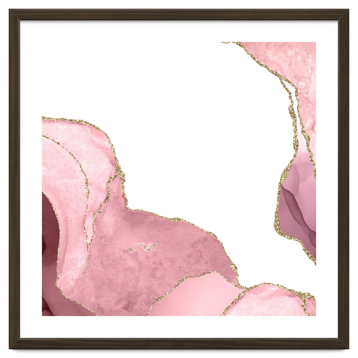 Blush & Gold Agate Texture 07