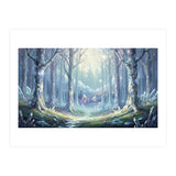 Crystal Forest: Ethereal Fantasy Landscape (Print Only) thumbnail