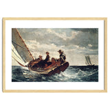 Winslow Homer: Breezing Up (A Fair Wind). Date/Period: 1873 - 1876. Painting. thumbnail