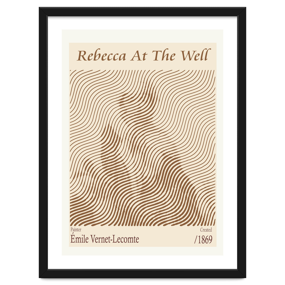 Rebecca At The Well – Émile Vernet Lecomte (1869)