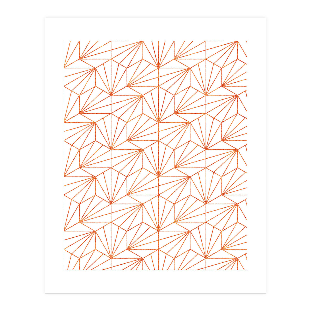 Rose Gold And White (Print Only)