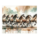 Running Horses Panorama (Print Only) thumbnail