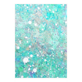 Blue Green Dreamy Marble, Minimal Abstract Pastel Graphic Design Eclectic Bohemian Painting Texture (Print Only) thumbnail