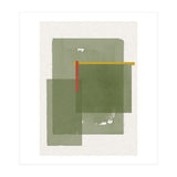 GREEN WATERCOLOR SHAPES NO.2 (Print Only) thumbnail