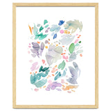 Abstract Watercolor Summer Flowers II thumbnail