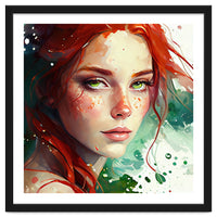 Watercolor Little Mermaid