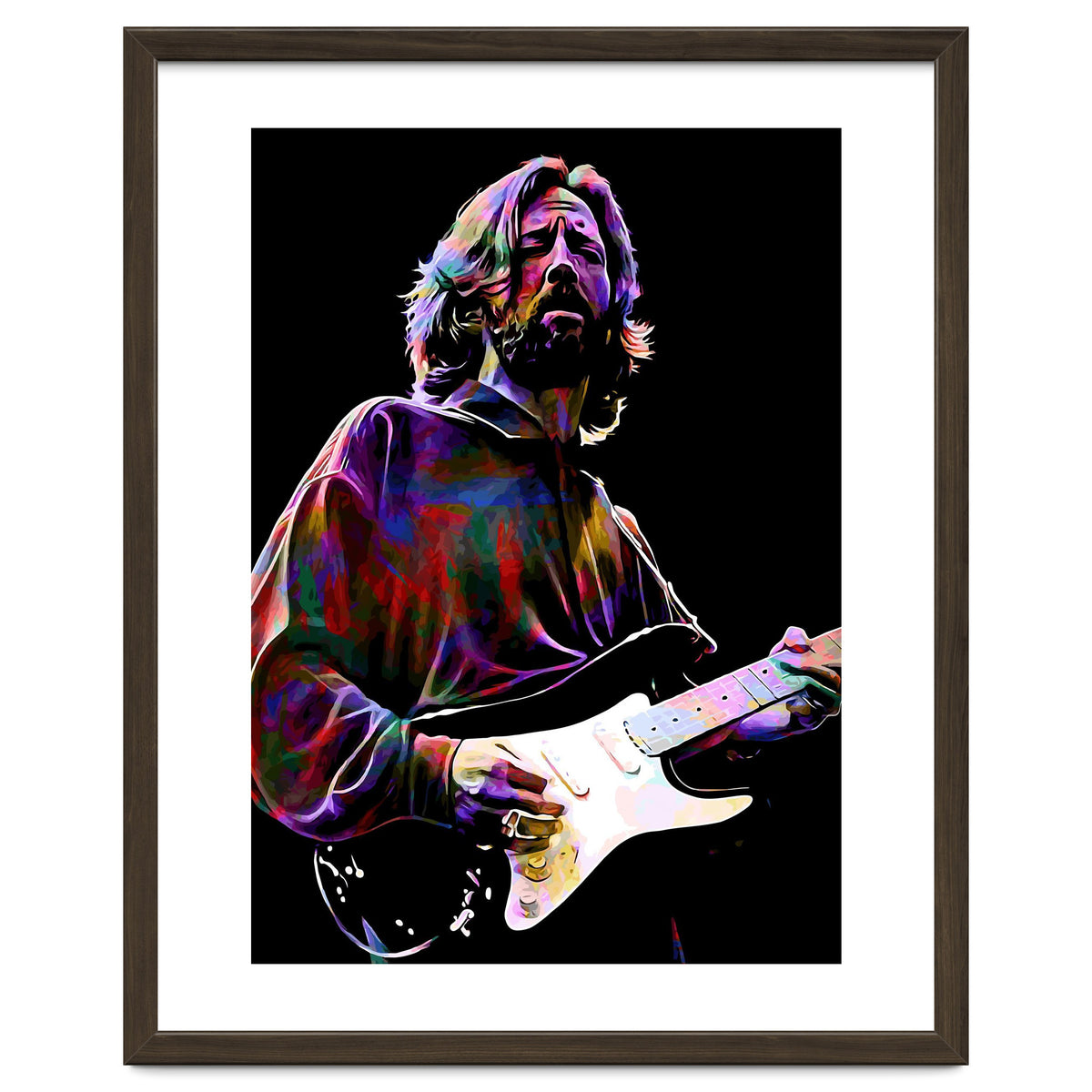 Eric Clapton Rock and Blues Guitarist Legend v4