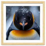 Close Up King Penguin In The Snow thumbnail