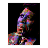 Howlin Wolf American Blues Musician Legend Colorful (Print Only) thumbnail