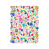Abstract Colourful Marks Scribbles (Print Only) thumbnail