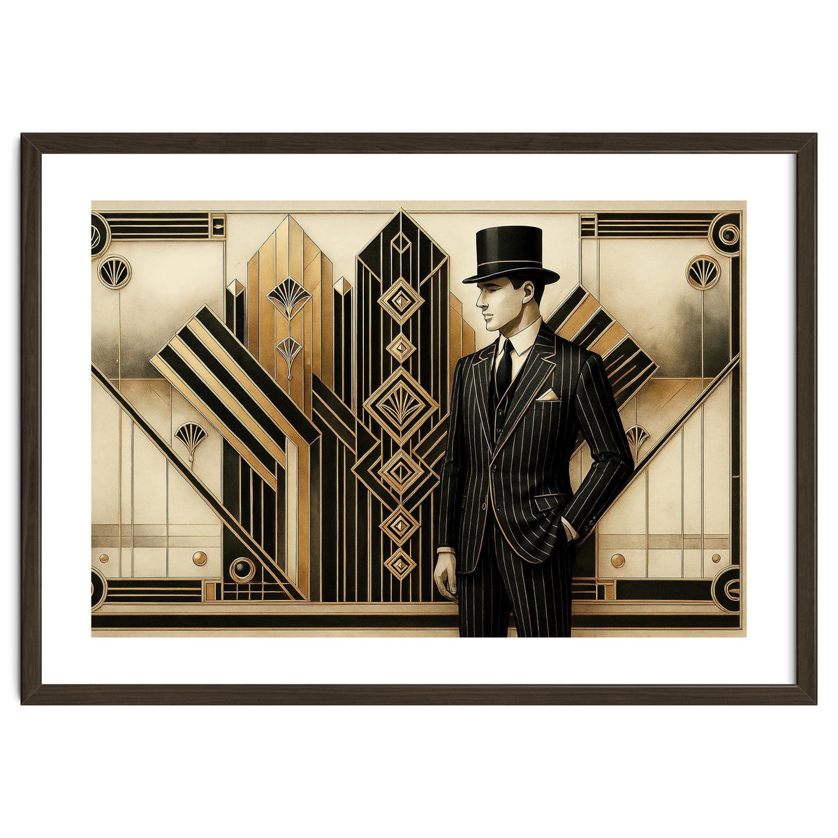 Gatsby Art Deco Noir