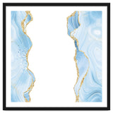 Blue & Gold Glitter Agate Texture 08 thumbnail