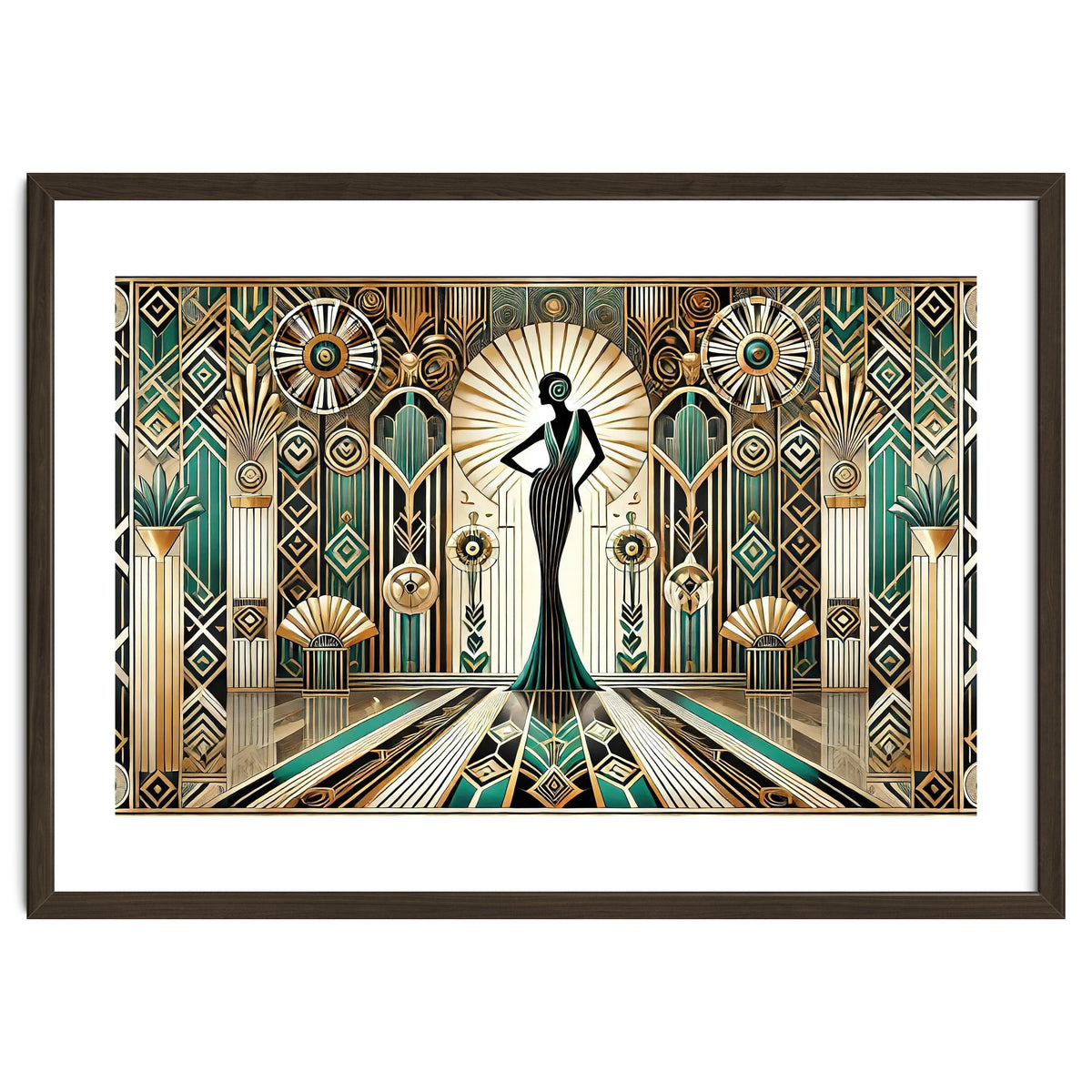 Art Deco Glamour Woman