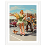 Funny Pin Up Shopping Girl thumbnail