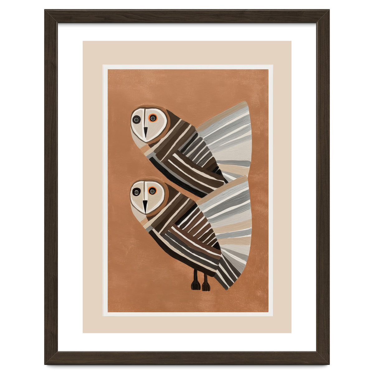 Striped Owl Pair