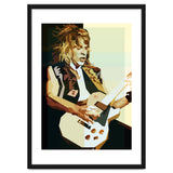Randy Rhoads Metal Guitarist Retro Illustration thumbnail