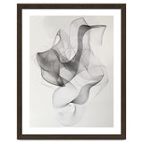 Abstract Black And White Swirling Lines Art thumbnail