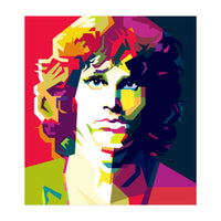 Jim Morrison Legendary Rock Pop Art WPAP (Print Only)