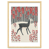 Fawn in a Winter Landscape thumbnail