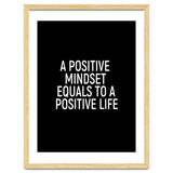 A positive mindset equals to a positive life thumbnail