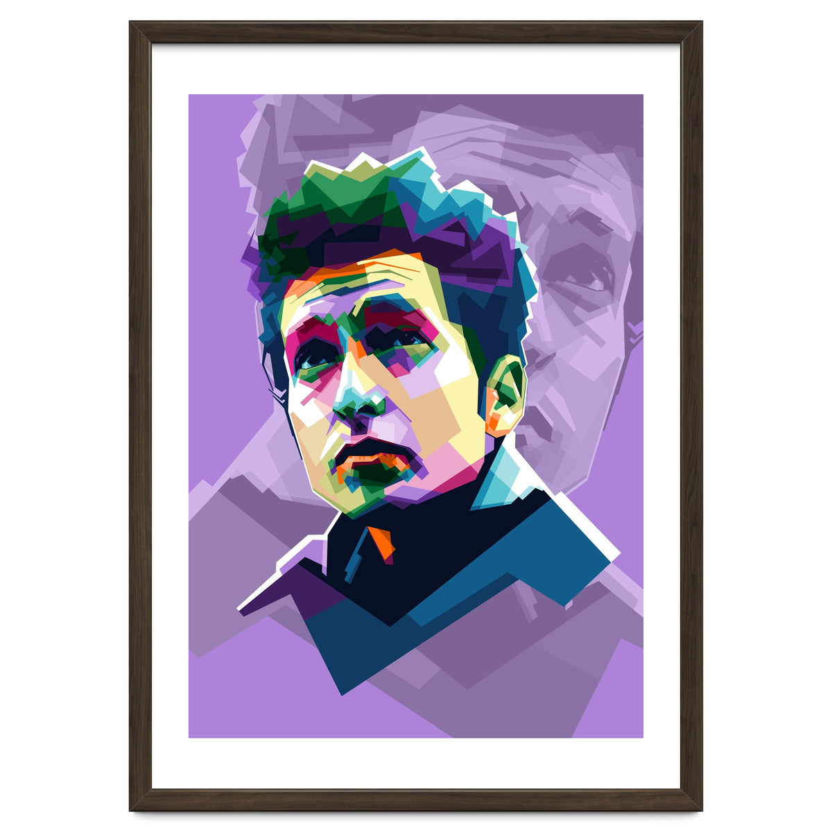 Bob Dylan Pop Art WPAP