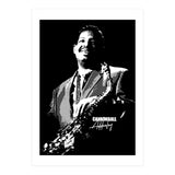 Cannonball Adderley American Jazz Saxophonist in Grayscale (Print Only) thumbnail