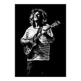 Pat Metheny American Jazz Guitarist Legend in Monochrome (Print Only) thumbnail