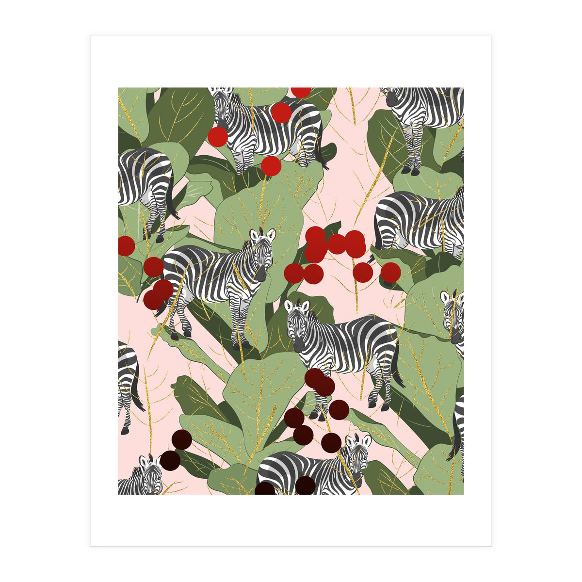 Zebra Harem #society6 #decor #buyart (Print Only)