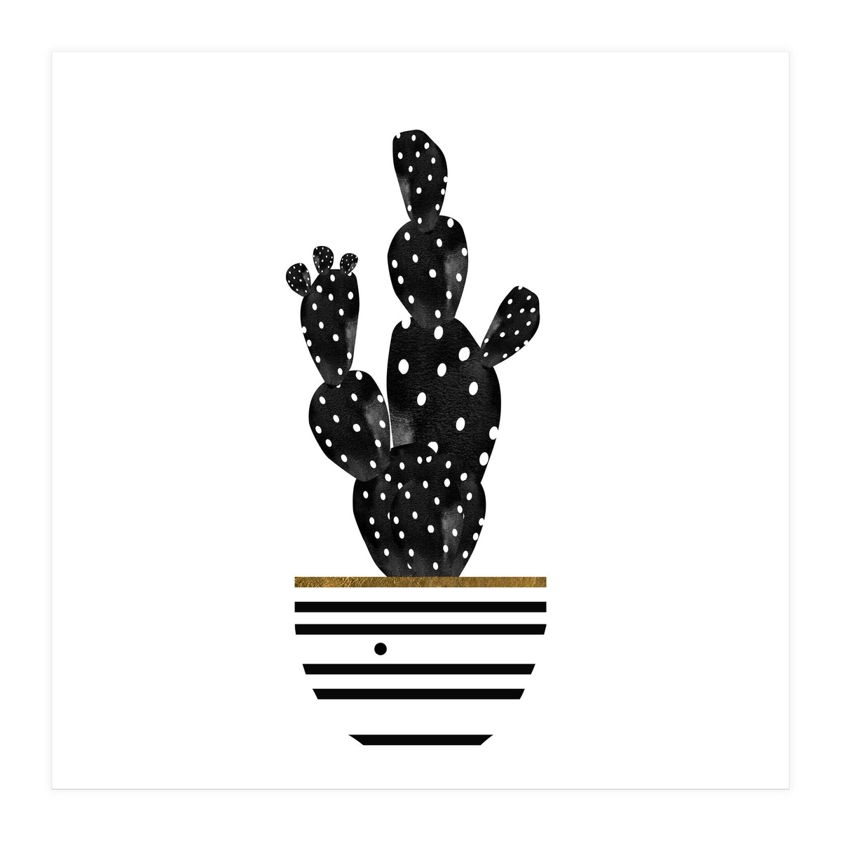 Black Cactus (Print Only)