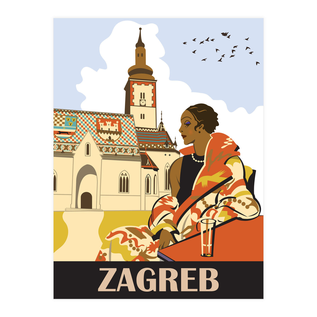 Zagreb, Croatia (Print Only)