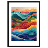 Abstract Rainbow Wave Landscape thumbnail