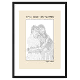 Two Venetian Women – Eugene de Blaas (ascii art) thumbnail