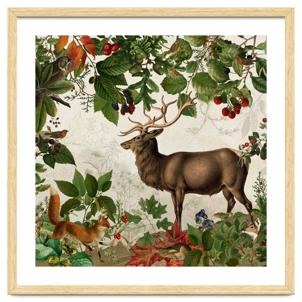 Nostalgic Autumn guardians of the forest 1